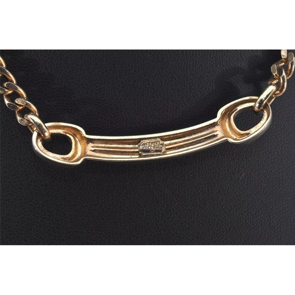 Christian Dior Rhinestone GT Chain Necklace missing stones (Bracelet sold sep) - Picture 4 of 14